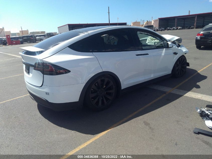 2022 TESLA MODEL X VIN: 7SAXCDE58NF343250