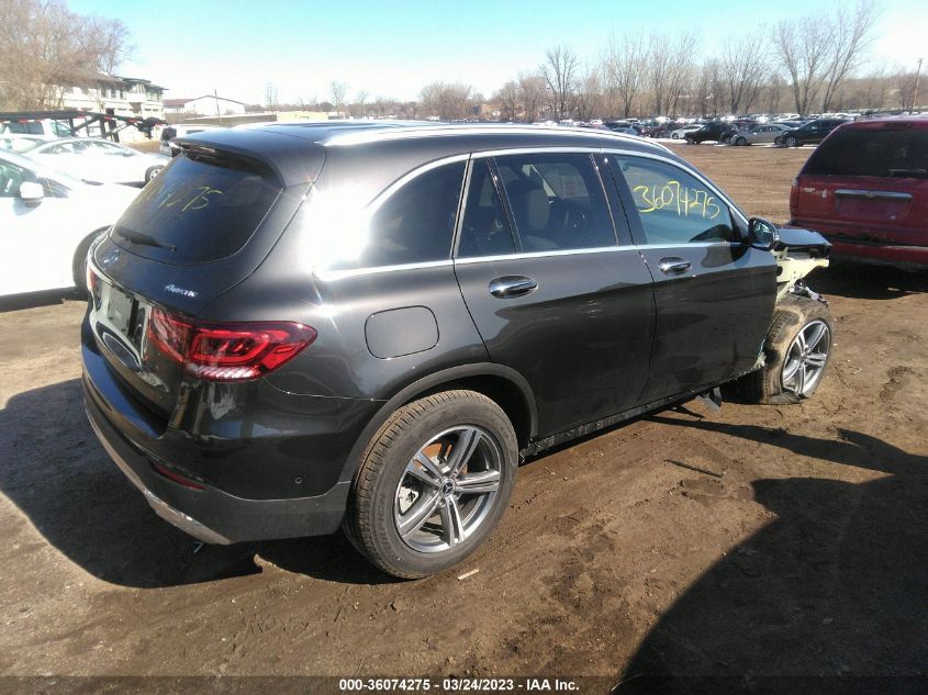 2022 MERCEDES-BENZ GLC GLC 300 VIN: W1N0G8EB1NV389741