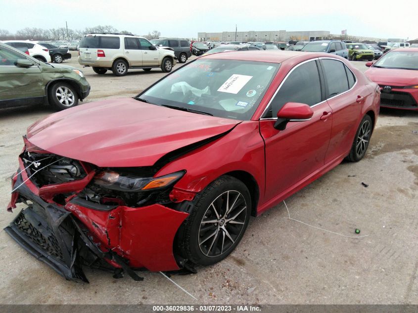 2022 TOYOTA CAMRY SE VIN: 4T1G11AK3NU017596