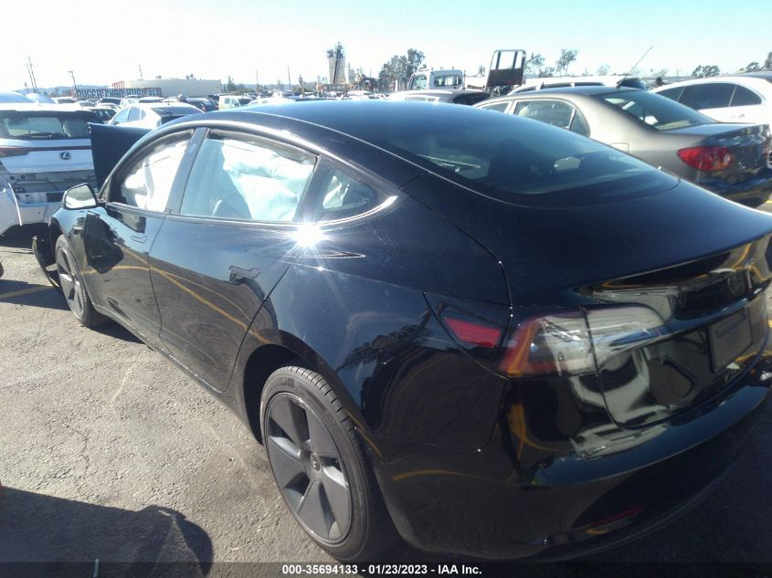 2023 TESLA MODEL 3 VIN: 5YJ3E1EBXPF393502
