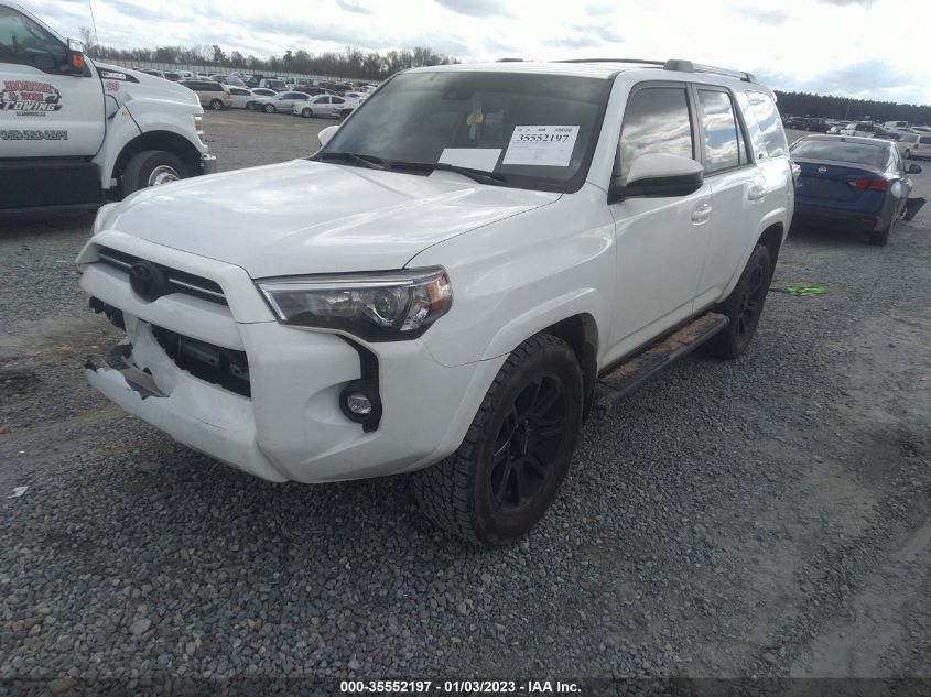 2021 TOYOTA 4RUNNER SR5 VIN: JTEEU5JR9M5250250