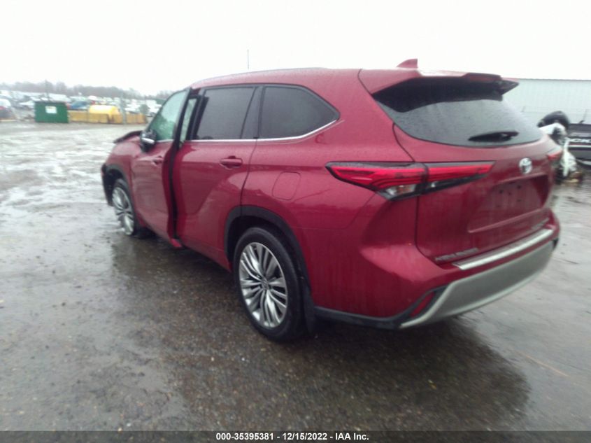 2021 TOYOTA HIGHLANDER PLATINUM VIN: 5TDFZRBH1MS073064