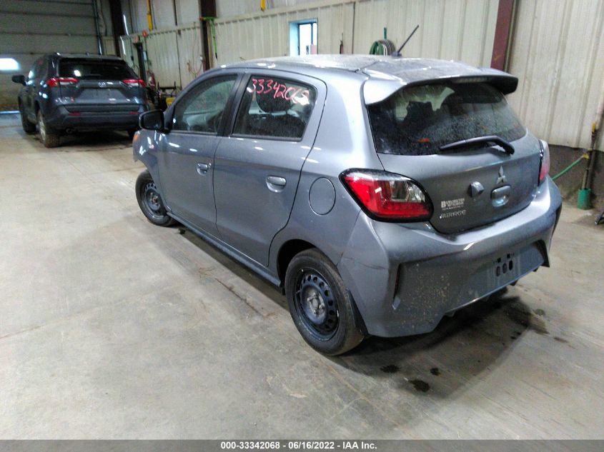 2022 MITSUBISHI MIRAGE ES/LE VIN: ML32AUHJ9NH001153
