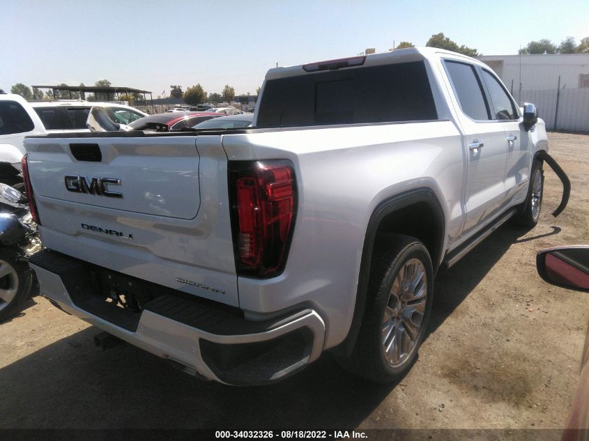 2022 GMC SIERRA 1500 LIMITED DENALI VIN: 1GTU9FEL9NZ117141