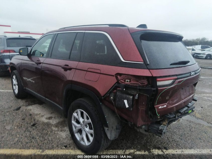 2022 JEEP GRAND CHEROKEE LIMITED VIN: 1C4RJHBG0N8557884