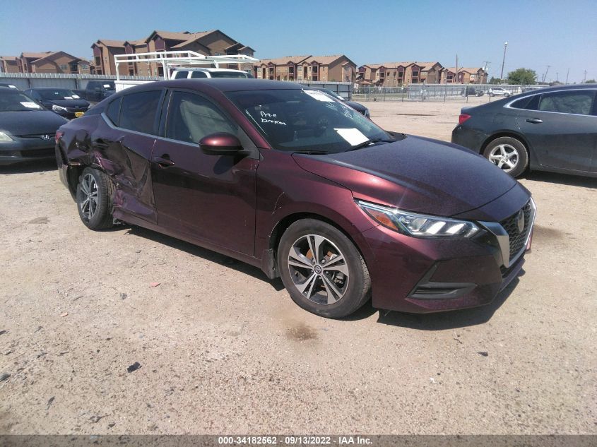 2021 NISSAN SENTRA SV VIN: 3N1AB8CV2MY288638