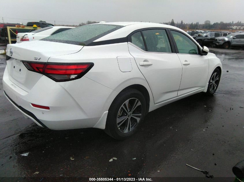 2022 NISSAN SENTRA SV VIN: 3N1AB8CVXNY231590