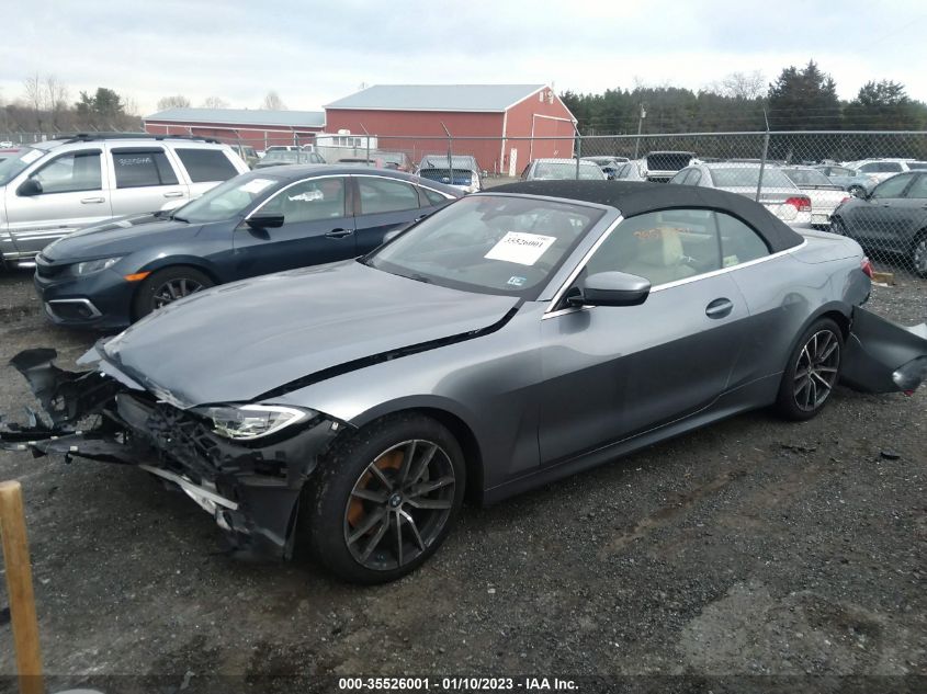 2021 BMW 4 SERIES 430I VIN: WBA23AT06MCG82856