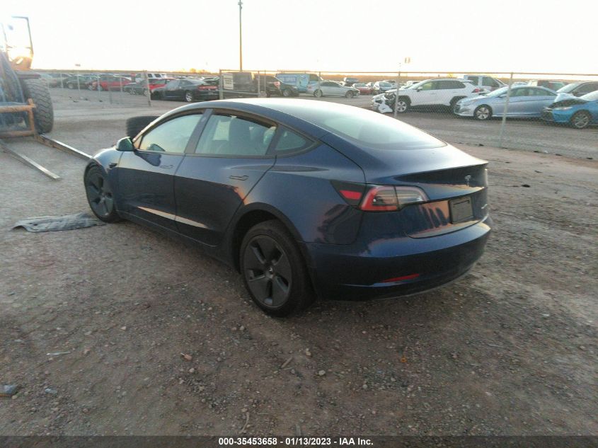 2022 TESLA MODEL 3 LONG RANGE VIN: 5YJ3E1EB0NF324976