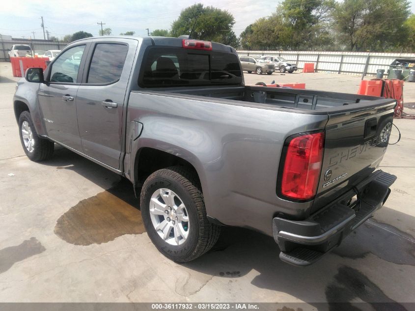 2022 CHEVROLET COLORADO 2WD LT VIN: 1GCGSCEN7N1251386