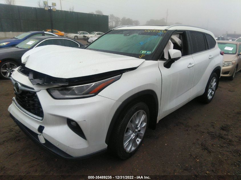 2022 TOYOTA HIGHLANDER LIMITED VIN: 5TDDZRBH2NS161209