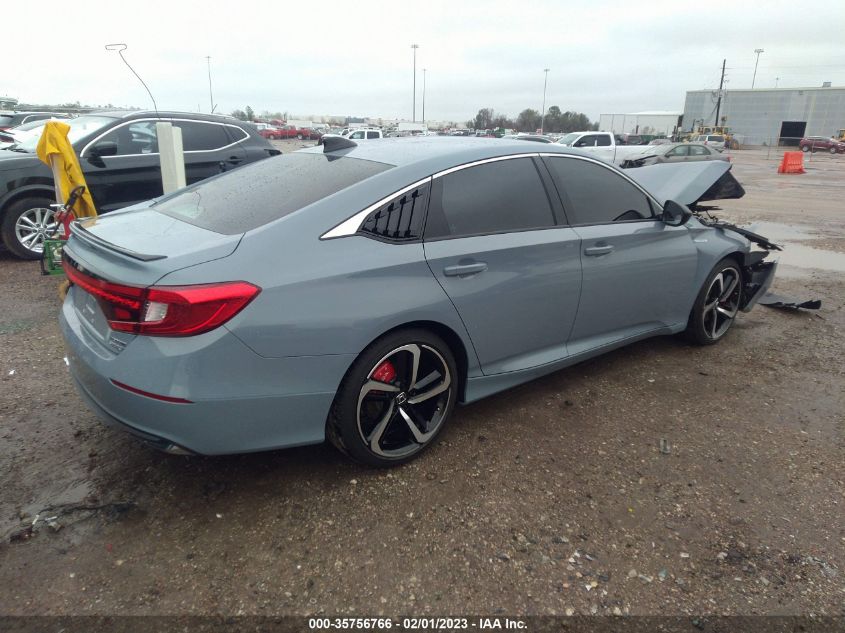 2022 HONDA ACCORD HYBRID SPORT VIN: 1HGCV3F28NA031248