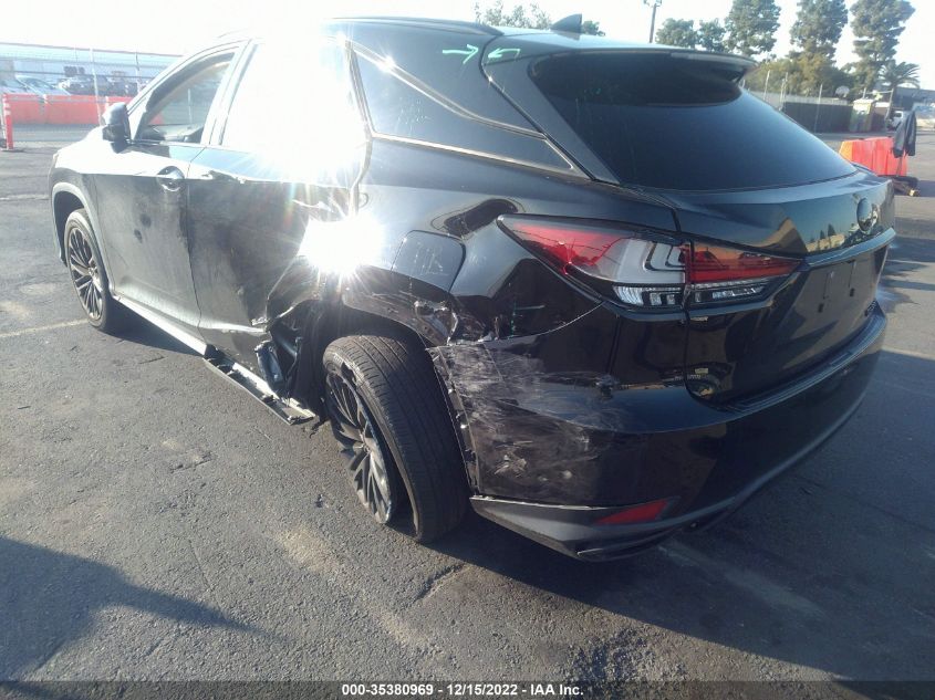 2020 LEXUS RX RX 350 VIN: 2T2JZMAA8LC165793
