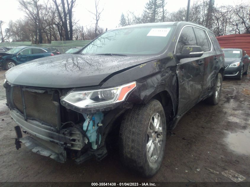 2021 CHEVROLET TRAVERSE LT CLOTH VIN: 1GNERGKW9MJ141971