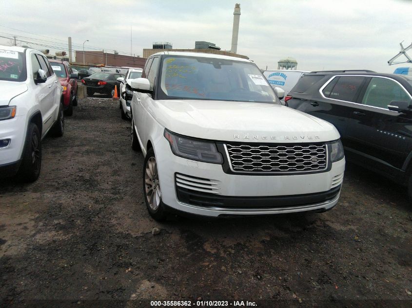 2020 LAND ROVER RANGE ROVER HSE VIN: SALGS2RU6LA415082