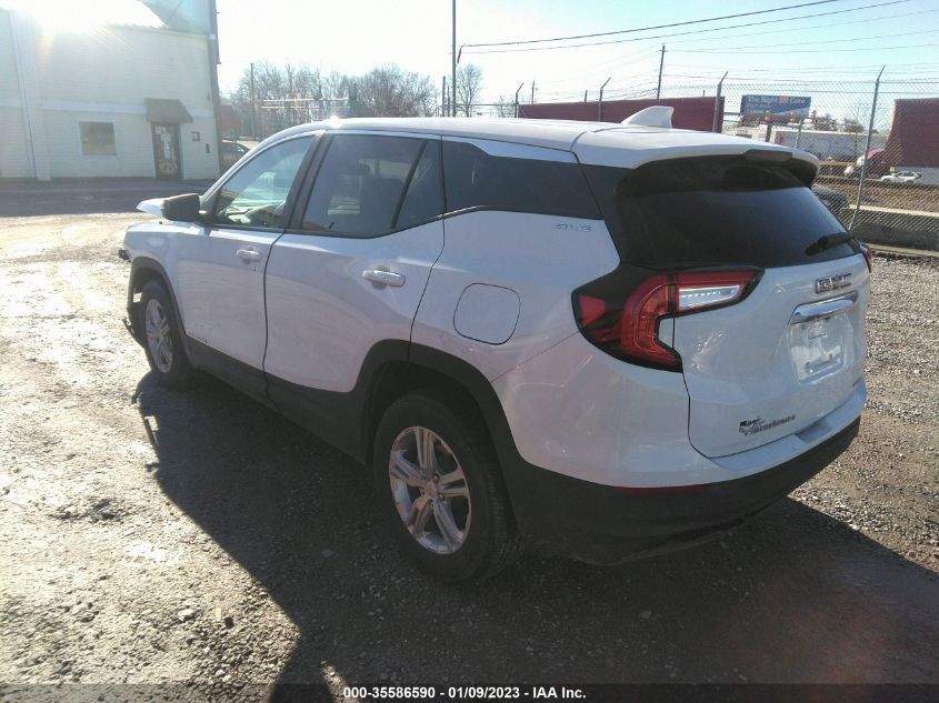 2022 GMC TERRAIN SLE VIN: 3GKALTEV7NL118949