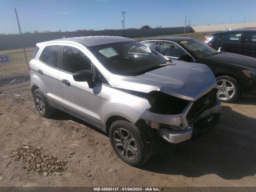 2021 FORD ECOSPORT S VIN: MAJ3S2FE7MC450633