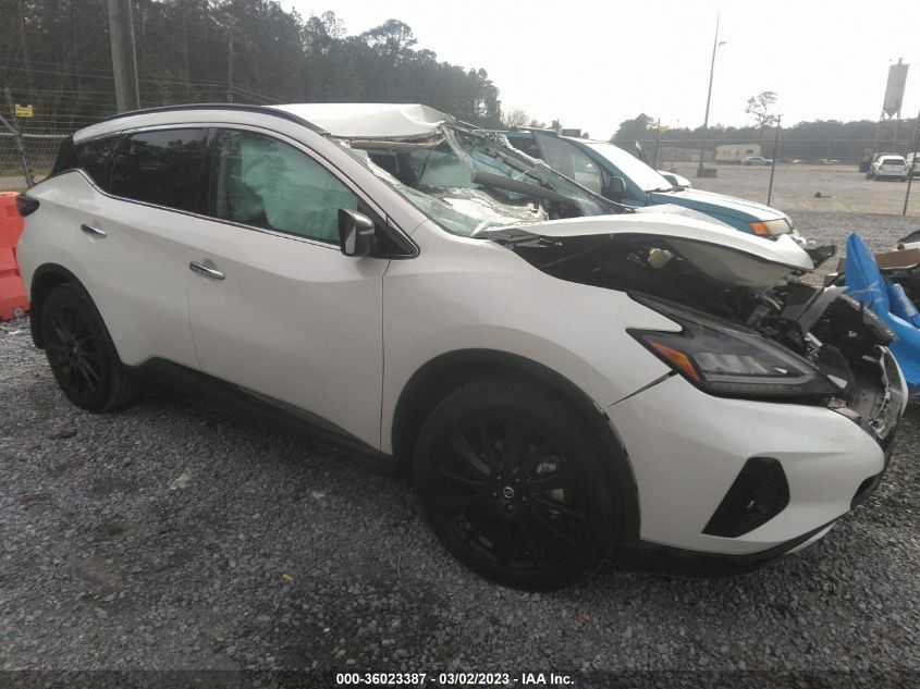 2022 NISSAN MURANO SV VIN: 5N1AZ2BJ6NC129633