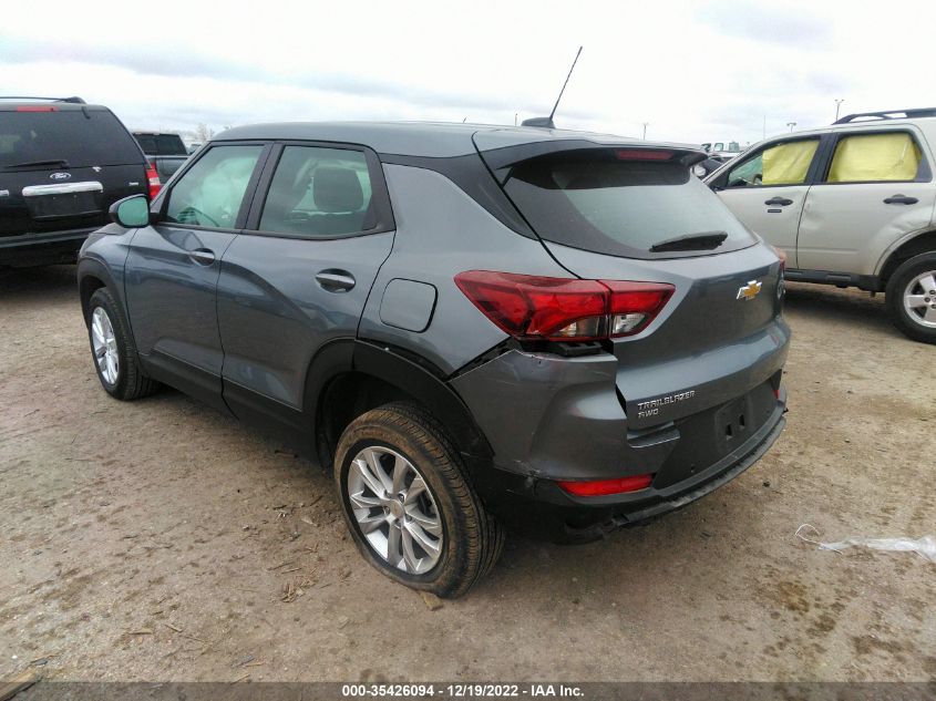 2022 CHEVROLET TRAILBLAZER LS VIN: KL79MNSL7NB086884