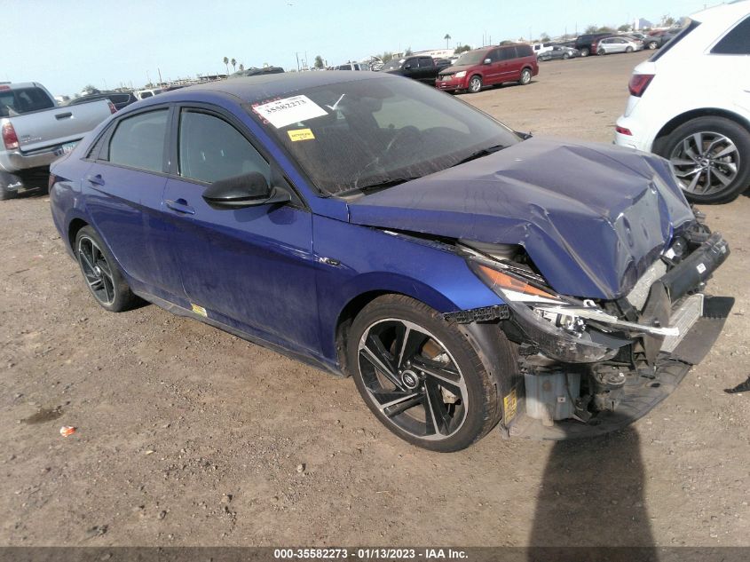 2022 HYUNDAI ELANTRA N LINE VIN: KMHLR4AF2NU229479