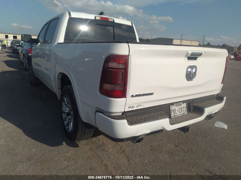 2021 RAM 1500 LARAMIE VIN: 1C6RREJTXMN768135
