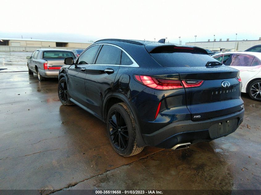 2022 INFINITI QX55 LUXE VIN: 3PCAJ5J32NF113089