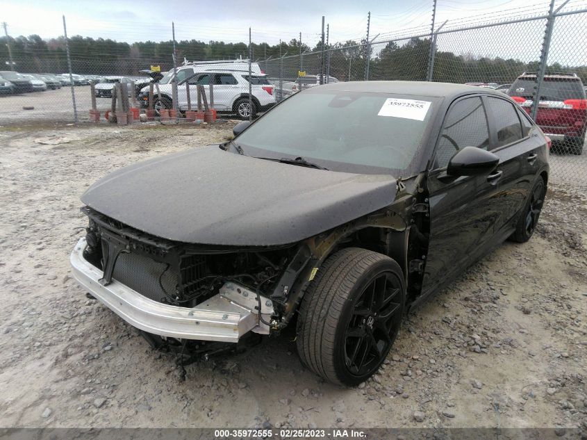 2022 HONDA CIVIC SEDAN SPORT VIN: 2HGFE2F57NH545059