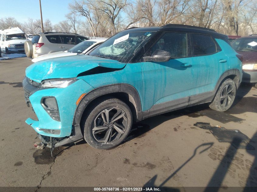 2021 CHEVROLET TRAILBLAZER RS VIN: KL79MUSL3MB159824