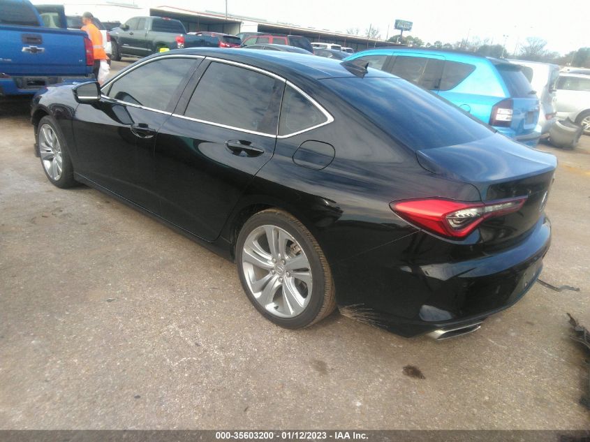 2021 ACURA TLX W/TECHNOLOGY PACKAGE VIN: 19UUB5F43MA003527