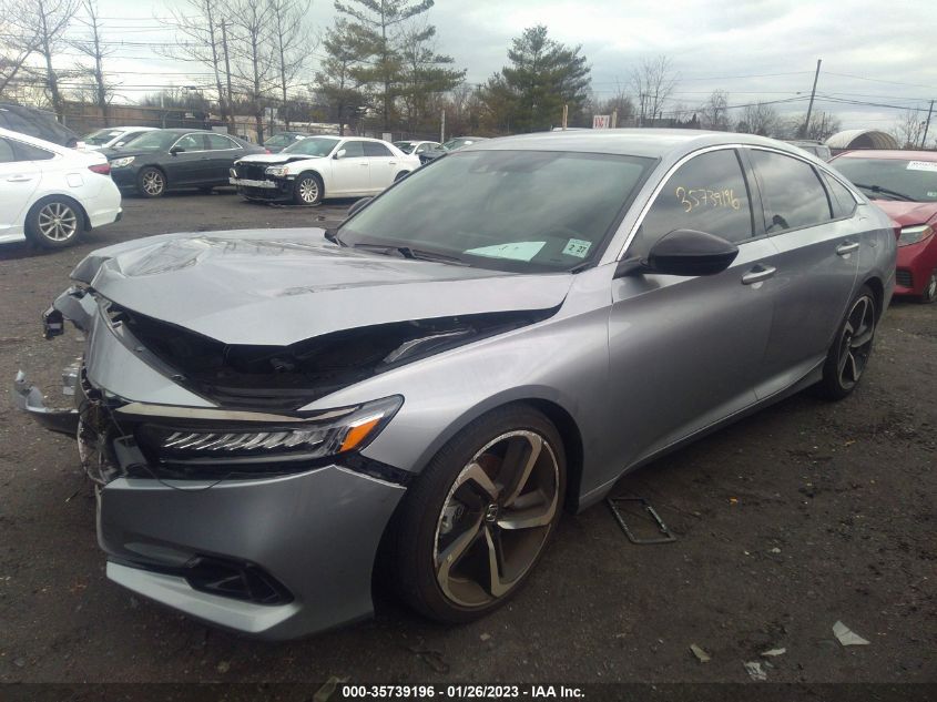 2022 HONDA ACCORD SEDAN SPORT SE VIN: 1HGCV1F42NA025189