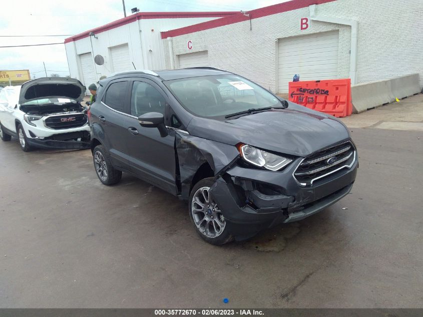 2021 FORD ECOSPORT TITANIUM VIN: MAJ6S3KL3MC403350