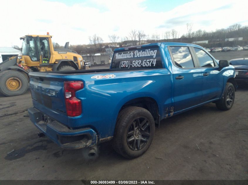 2022 CHEVROLET SILVERADO 1500 CUSTOM VIN: 1GCPDBEK7NZ540585