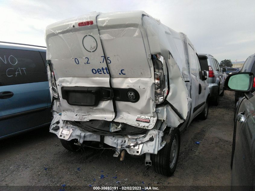 2021 RAM PROMASTER CITY TRADESMAN VIN: ZFBHRFAB5M6S64025