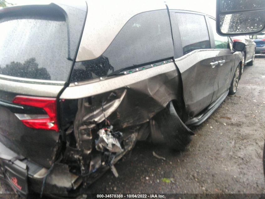 2022 HONDA ODYSSEY EX-L VIN: 5FNRL6H70NB016517