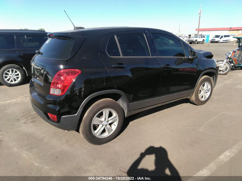 2020 CHEVROLET TRAX LS VIN: 3GNCJNSB2LL130172