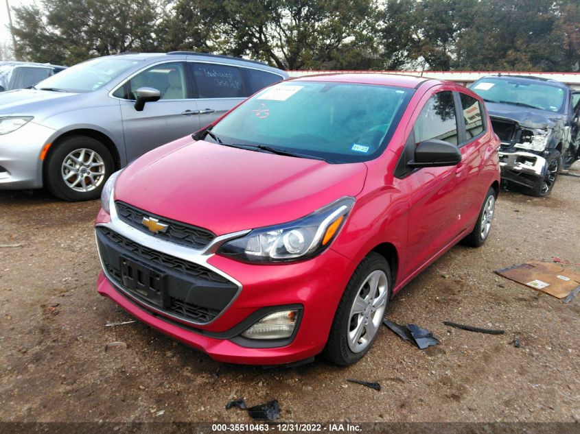 2020 CHEVROLET SPARK LS VIN: KL8CB6SA6LC424679
