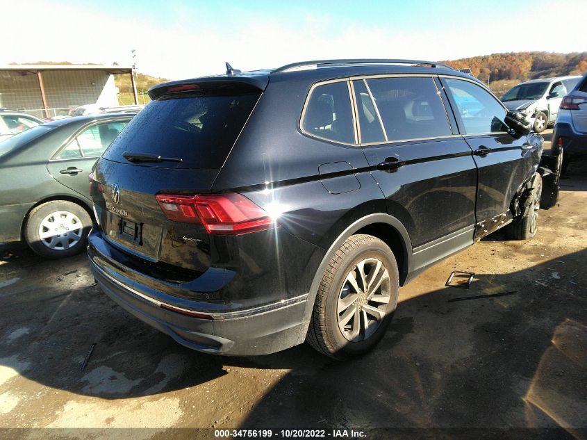 2022 VOLKSWAGEN TIGUAN S VIN: 3VV0B7AX1NM139462