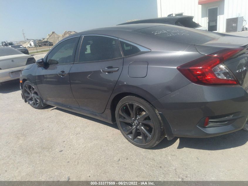 2021 HONDA CIVIC SEDAN SPORT VIN: 2HGFC2F83MH503549