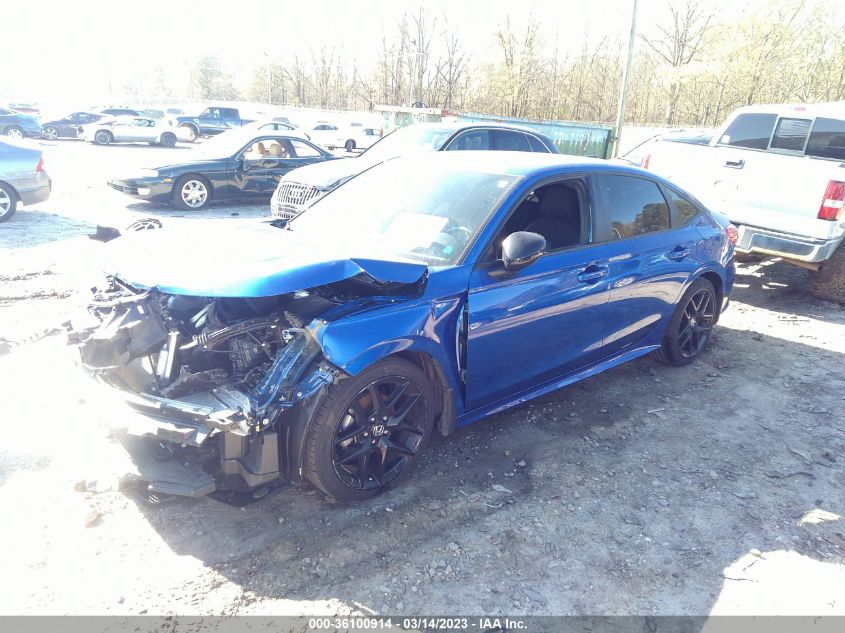 2022 HONDA CIVIC SEDAN SPORT VIN: 2HGFE2F53NH537606