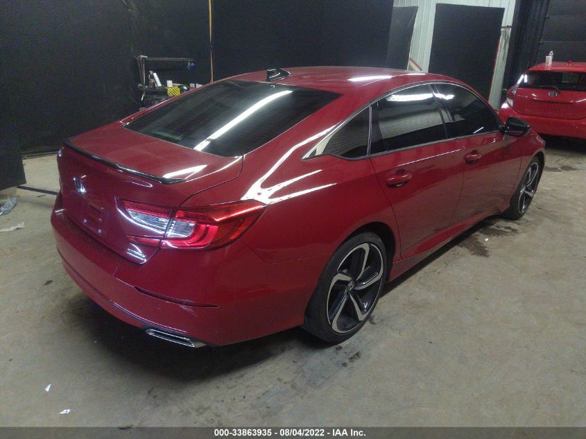 2021 HONDA ACCORD SEDAN SPORT SE VIN: 1HGCV1F46MA003050