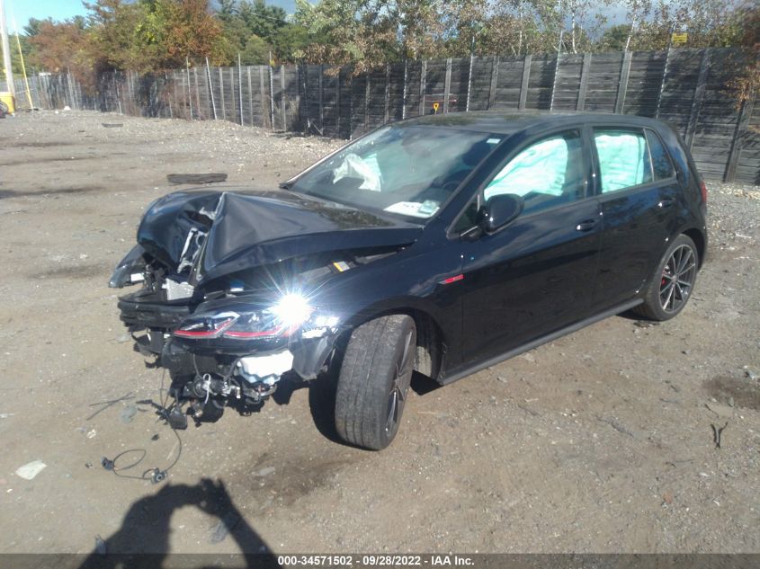 2021 VOLKSWAGEN GOLF GTI S/SE/AUTOBAHN VIN: 3VW6T7AU7MM011251