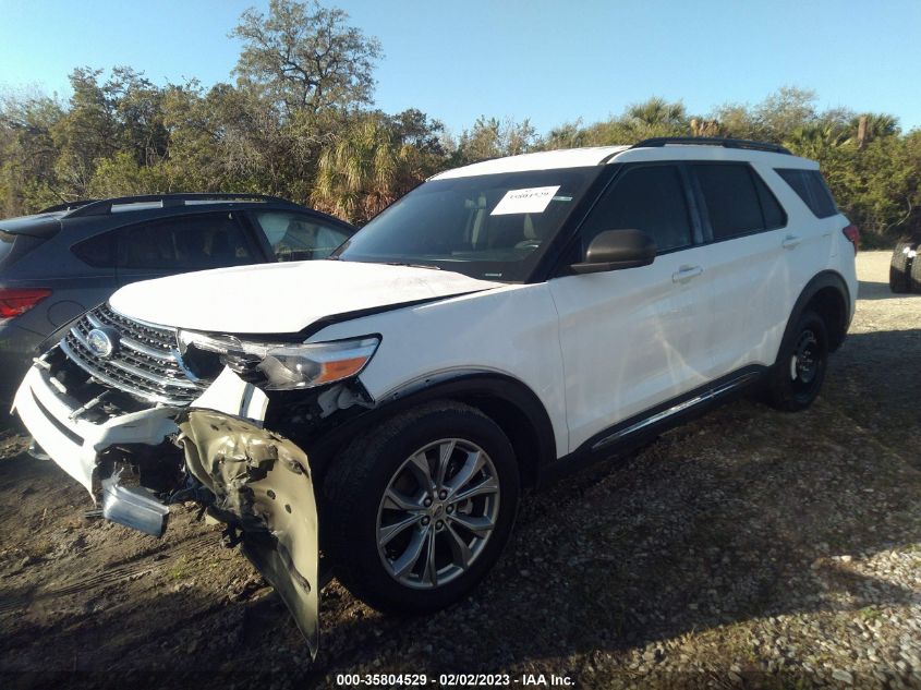 2021 FORD EXPLORER XLT VIN: 1FMSK7DHXMGA68360