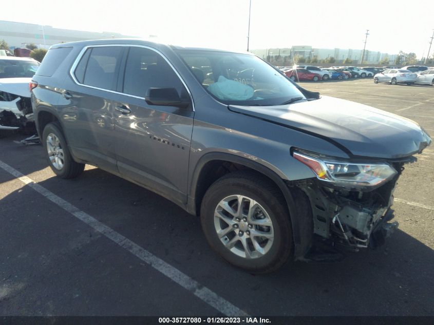 2021 CHEVROLET TRAVERSE LS VIN: 1GNERFKW6MJ210531