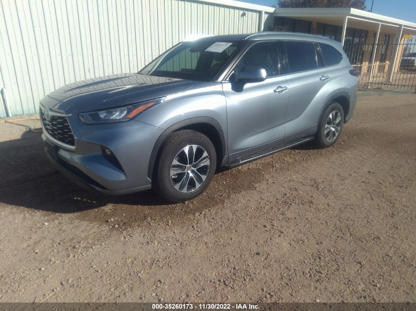 2020 TOYOTA HIGHLANDER XLE VIN: 5TDGZRAH6LS020901