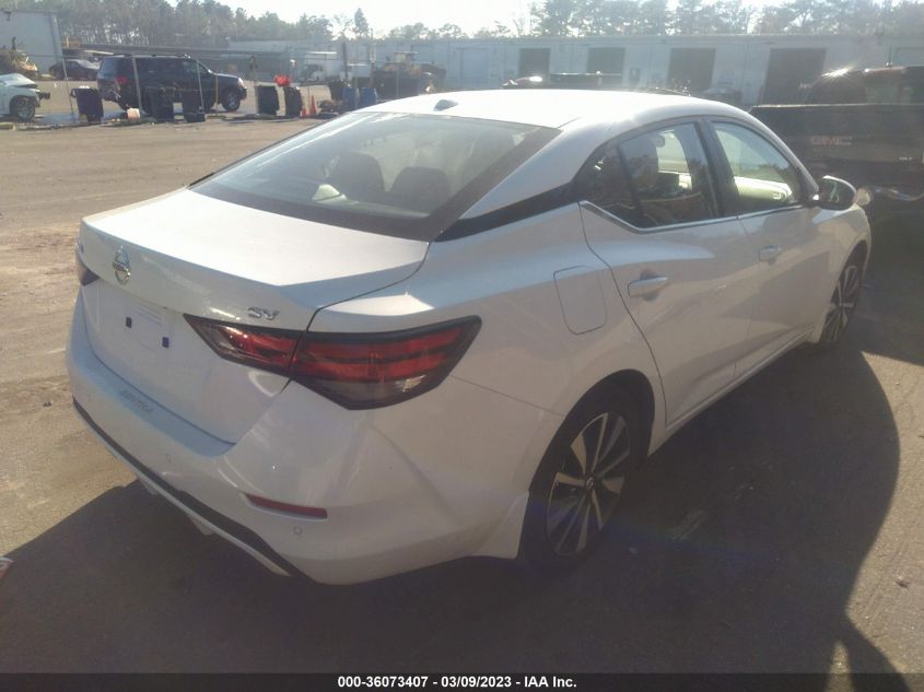 2022 NISSAN SENTRA SV VIN: 3N1AB8CV9NY293921