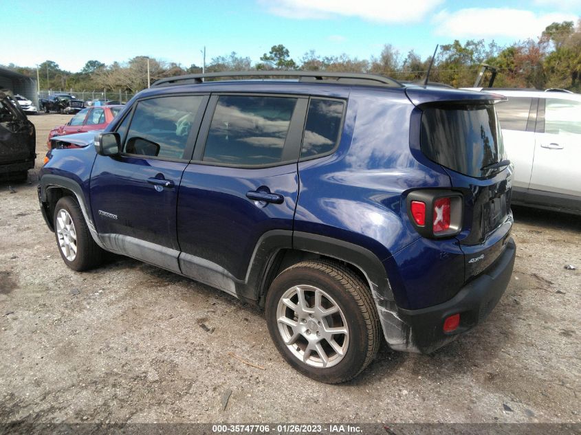 2021 JEEP RENEGADE LIMITED VIN: ZACNJDD16MPN23856