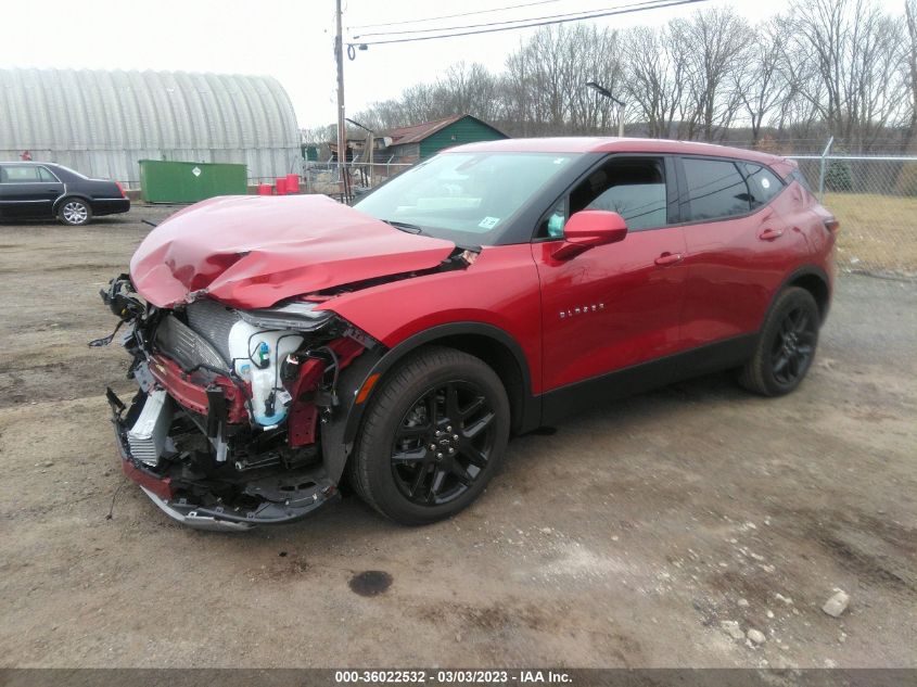 2022 CHEVROLET BLAZER LT VIN: 3GNKBHR43NS186566