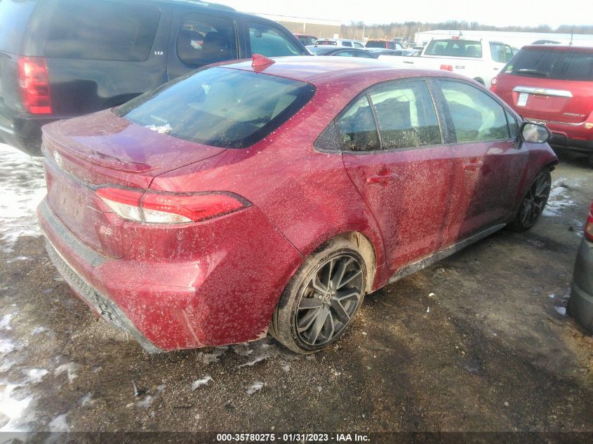 2022 TOYOTA COROLLA SE/SE NIGHTSHADE/APEX SE VIN: JTDS4MCE9NJ084185