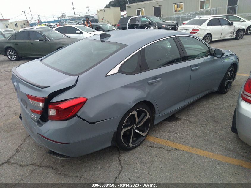 2022 HONDA ACCORD HYBRID SPORT VIN: 1HGCV3F26NA033533