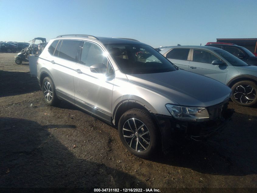 2021 VOLKSWAGEN TIGUAN SE VIN: 3VV3B7AX1MM122088